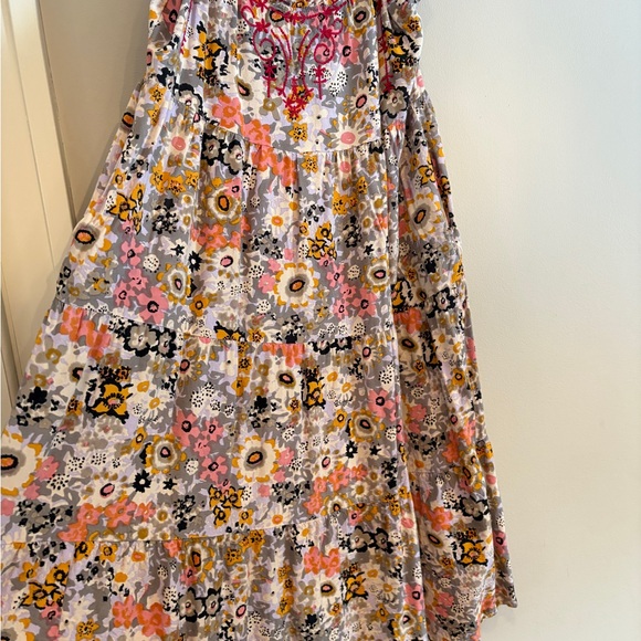 Natural Life Harley Midi Dress floral cottagecore embroidered details - Picture 6 of 7